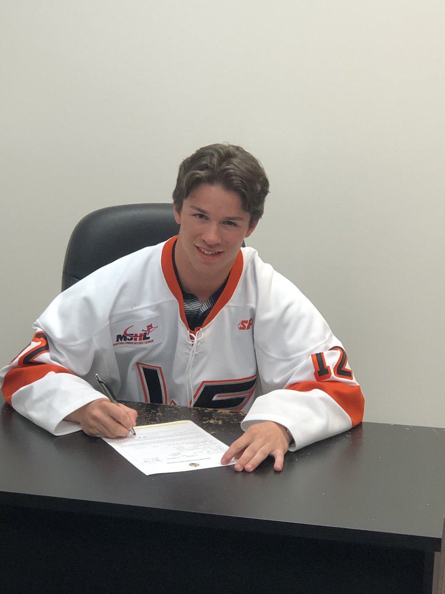 Very excited and honoured to sign with the <a href="/winklerflyers/">Winkler Flyers</a> of the <a href="/mjhlhockey/">MJHL</a> Can’t wait to see what the future holds in orange and black.