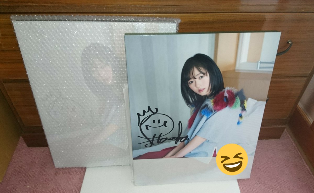 人気商品超目玉 目玉商品 福原遥 B.L.T. 直筆サイン入り 写真パネル
