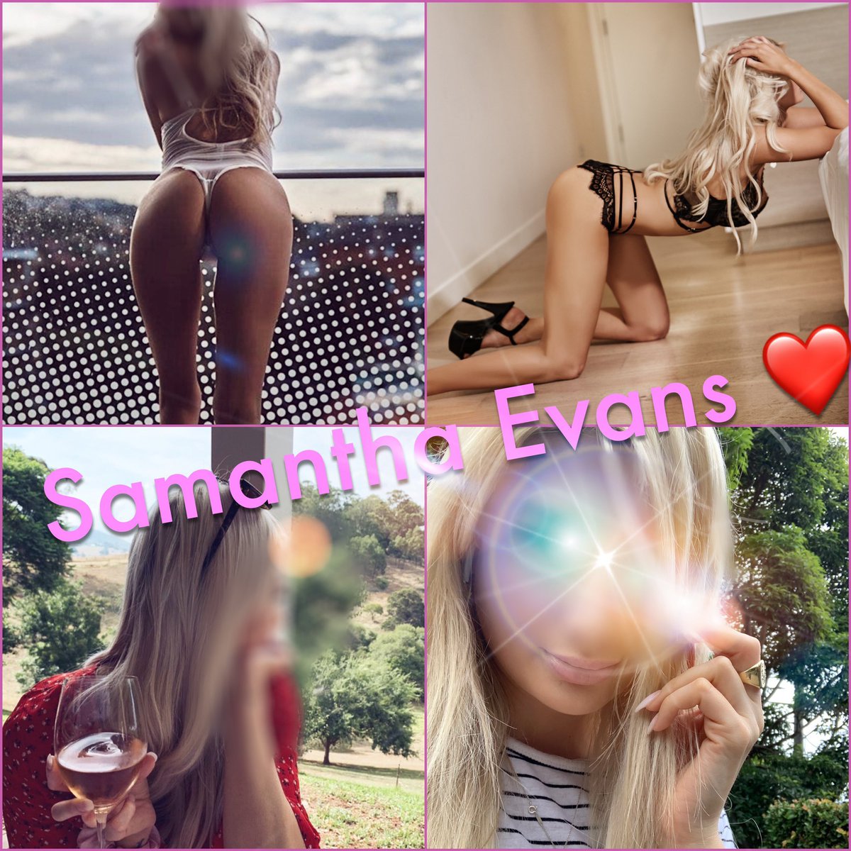 hannahassistant's tweet photo. Samantha Evans now has plenty of availability!! She is one hot blonde whose service, beauty and companionship will have you wanting more! Avail now until late 0457207659 x @PunterPlanet @AvailableAngels https://t.co/zz3ilwrldx