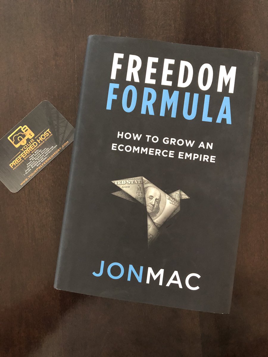 PreferredHost's tweet photo. Knowledge is power! Thank you for sharing @jonmacofficial 📚 .
#ecommerce #purpose #goals #mindset #success #pinnacle #relentless #market #digitalmarketing #hardwork #roi #roas https://t.co/cFL1H4ij4W