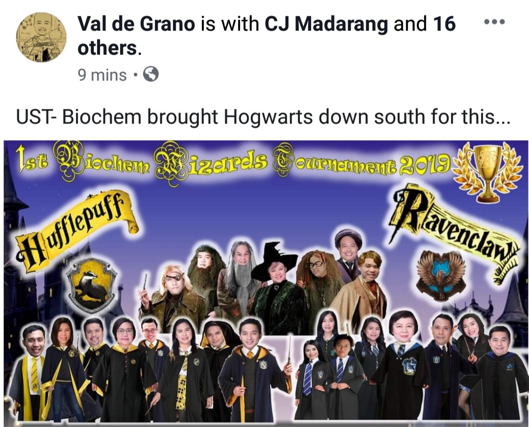 jehielkarsten's tweet photo. YOUR PROFESSORS COULD NEVER HAHAHA

#TeamBiochem
#HufflepuffGirls 💛
#SlytherinsideMe 💚 https://t.co/G8Fn9HuoMR