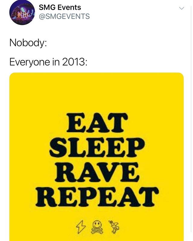 ravernationshop's tweet photo. Guilty 😬😬😬
.
.
.
#ravernation #ravernationshop #rave #raver #edm #edmlifestyle #edc #edclv #ultra #ravehumor #edmhumor #edmaddict #raveaddict #edmfestival #edmmusic #ravefam #ravetothegrave #ravebooty #edc2019 #edclasvegas #ravers #eatsleepraverepeat… https://t.co/5DvaZXnGk8 https://t.co/YtX8rZhzr3