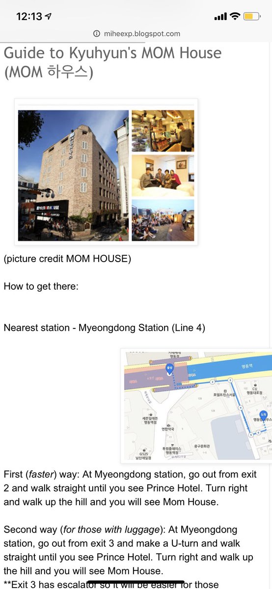 miheexp's tweet photo. MOM House - Guesthouse &amp; Restaurant/Cafe by Kyuhyun’s family. If you are lucky, you can see Kyu dad or Kyu mum here and have a short conversation with them 💙 

Nearest station - Myeongdong Station (Line 4)  

More info: https://t.co/uTTzz1P8N9 https://t.co/hBVrnLyfid