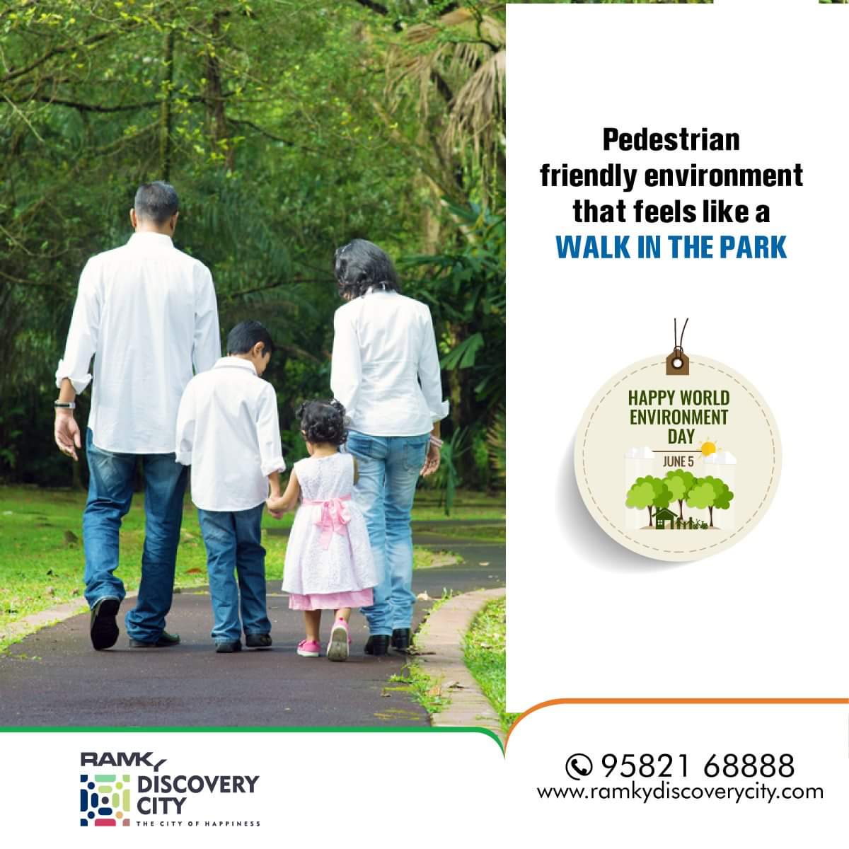 When your #YourHomeIsHere on a Ramky property you’re assured a luxurious lifestyle.
Our pedestrian-friendly communities enable residents to walk safely within the complex amidst intricately landscaped gardens.
Wishing one & all Happy
#WorldEnvironmentDay2019 #BeatAirPollution
