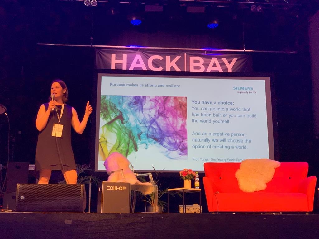 Natascha Eckert (@natascha_eckert) on Twitter photo What are you going to create? <a href="/La_Engelhardt/">Laura Engelhardt</a> talks about #siemens Intrapreneurs Bootcamp
#hackbay 2019 #zollhof #hackathon #Nürnberg #zbau What are you going to create? <a href="/La_Engelhardt/">Laura Engelhardt</a> talks about #siemens Intrapreneurs Bootcamp
#hackbay 2019 #zollhof #hackathon #Nürnberg #zbau