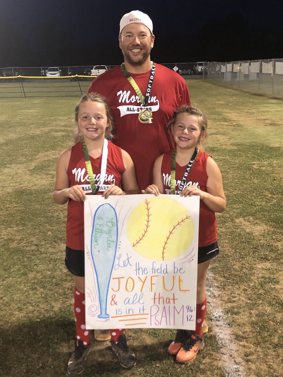 MoCoMcBay's tweet photo. So proud of our 7&amp;8 Morgan County All-Stars. District Champions with wins over Putnam 29-1 and over Jasper Co. 28-26. These girls are headed to State in Calhoun June 25-28. https://t.co/C4NSVTdfGQ