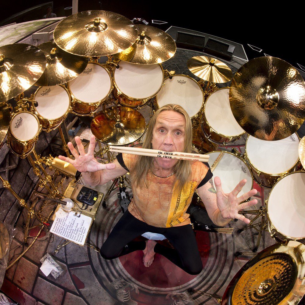 Happy 67th Birthday To Nicko McBrain - Iron Maiden   