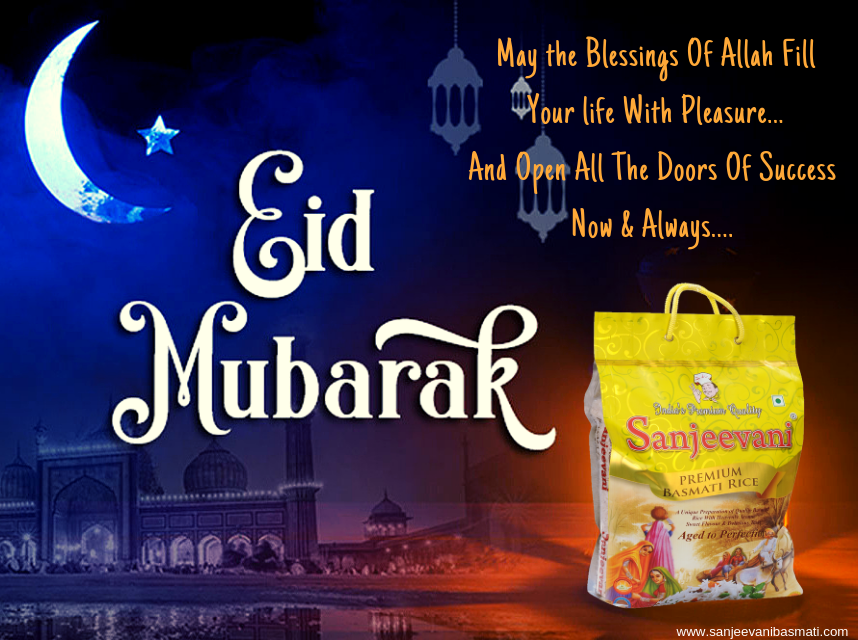 sbasmatirice's tweet photo. Celebrate Your Eid With Sanjeevani Basmati!!!
#EidMubarak #EidWishes 

Website: https://t.co/GJPrMPOFc7
Amazon: https://t.co/mcxJOY3U62

#savetrees #saveearth #savewater #environent #SanjeevaniBasmatiRice #BasmatiRice #TastyRice #BestBasmatiRice #Recipe #BasmatiRecipe #Amazon https://t.co/HfdcfLUErK