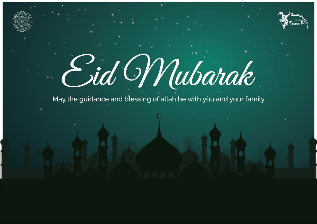 With the holy month of Ramadan coming to an end, may the sight of the beautiful moon usher ultimate blessings of world peace and harmony. Thomso wishes all everyone Eid-Mubarak on this highly auspicious day and joins in this sumptuous celebration with full exuberance.
#EidMubarak