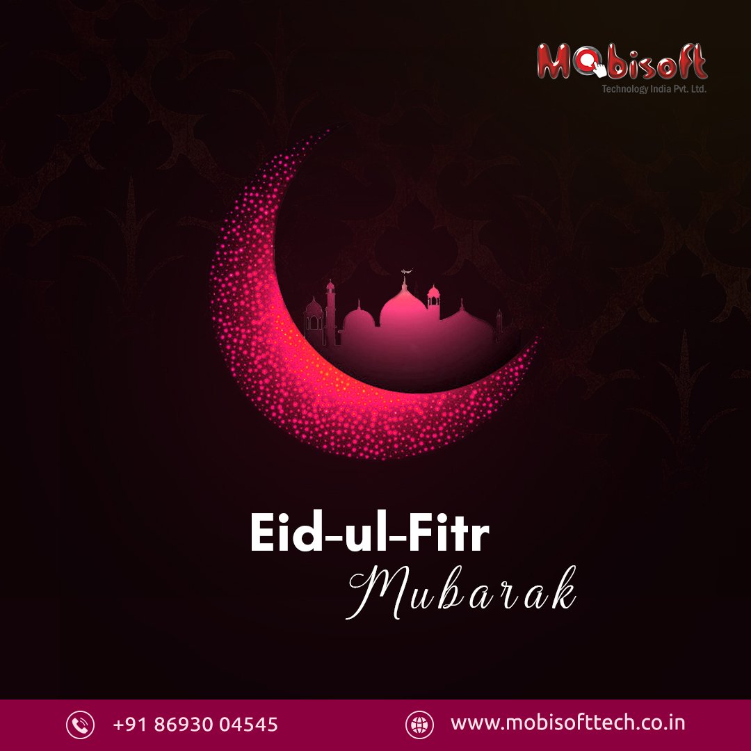 mobisoftindia's tweet image. @mobisoftindia wishes you Eid Mubarak to all across the world who are celebrating.
#EidMubarak #mobisofttechnology #EidUlFitr