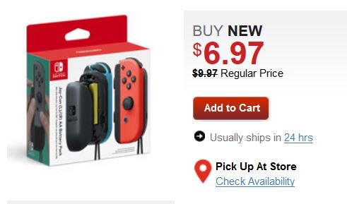 Cheap Ass Gamer Nintendo Switch Joy Con L R Battery Pack 6 97 Via Gamestop T Co Vleqdlzynp