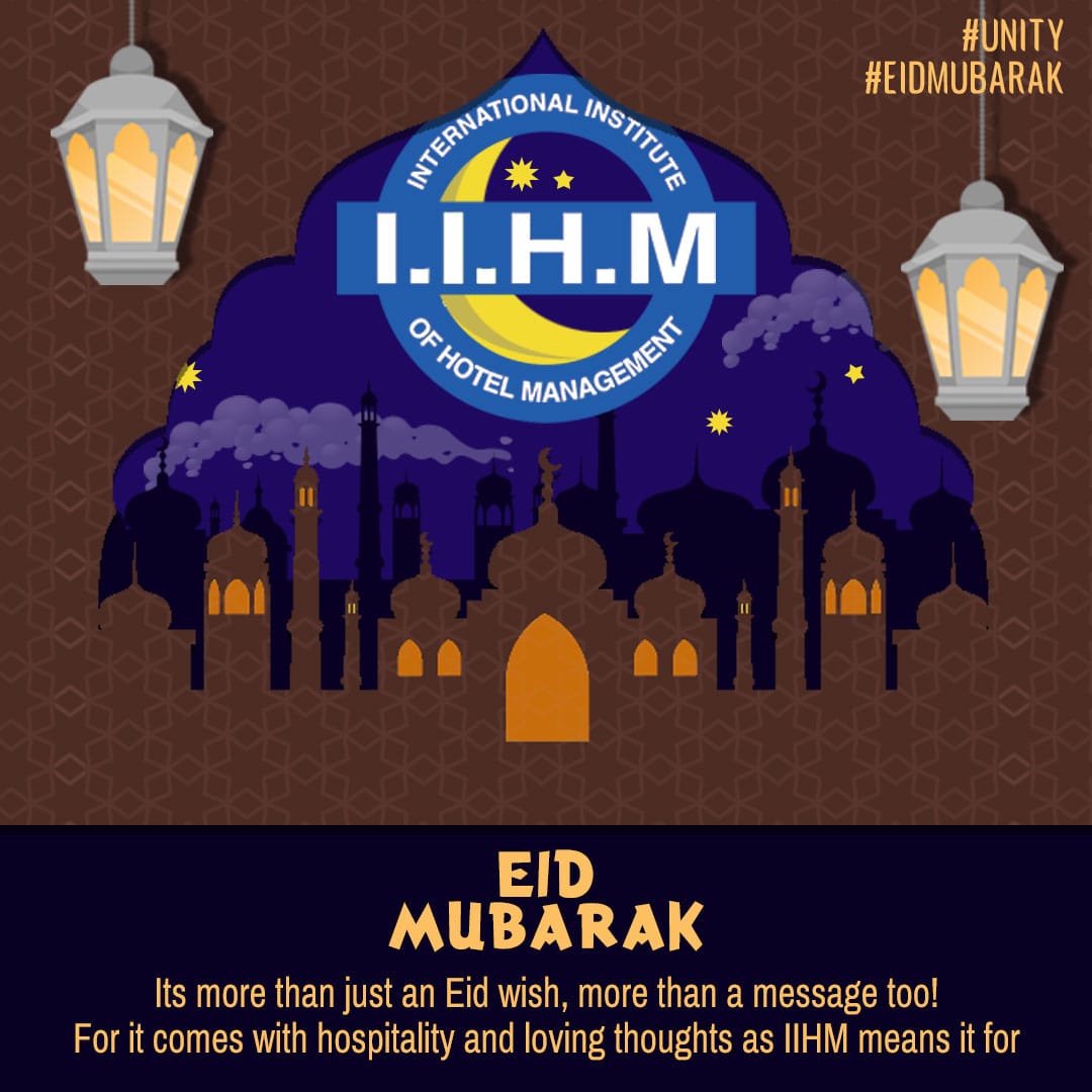 IIHMHOTELSCHOOL's tweet photo. Society is unity in diversity. It is with this thought, that, on this auspicious day of Eid-ul-Fitr, IIHM celebrates the significance of unity of all religions and the importance of the power of love and understanding.
#moreunity
#saynotoprejudice https://t.co/9LryBNAn6J