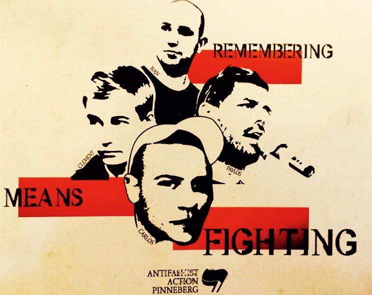 AntifaPinneberg's tweet photo. In memory of Clément Méric, 05.06.2013 killed by fascist in #Paris. #Antifa #NeverForget #ClémentMéric #KeinVergessen #ClémentPrésent #NiOubliNiPardon #6Ans #ParisAntifa #ParisBanlieueAntifa #AntifaUnited #NePasBaisserLesYeux Le meilleur hommage c'est continuer le combat! https://t.co/XmHGLCRvAb