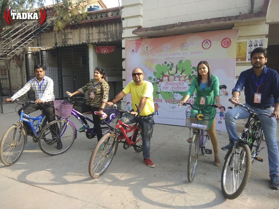 fm_tadka's tweet photo. #CyclePe #WorldEnvironmentDay Contribute to save the Environment. @NCZCC
Kyunki Sochenge to badlega. #OnethoughtOneChange.
Tadka ka Ladka @TadkaRJRahul.
#Nczcc #WorldEnvironmentDay2019
#FMTadka #SoundsGood #PrayagrajLocal https://t.co/kNcJhujS0a