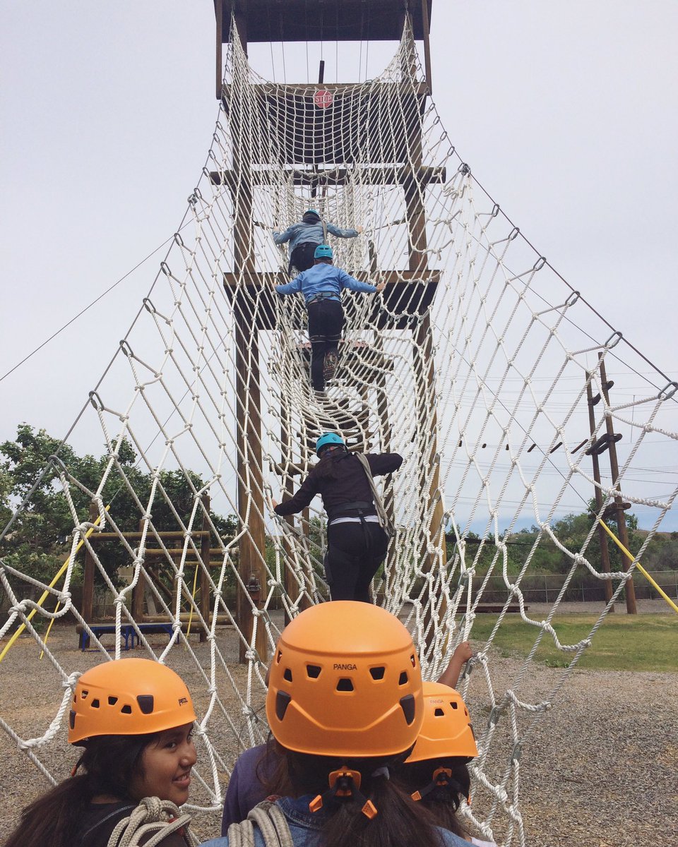 scholarshope's tweet photo. Our scholars climbed to new heights together at the @UCIrvine Ropes course. 
•
•
During the course, our scholars were challenged to work together as a team to problem-solve and truly engage with one another. 
 #teamwork https://t.co/9fNTuVNH2X
