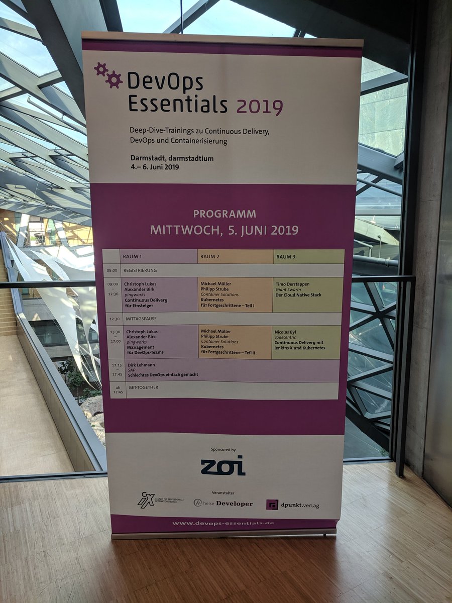 EssentialDevOps's tweet image. Wir sind bereit für den zweiten lehrreichen Tag bei den #DevOpsentials19 🤩