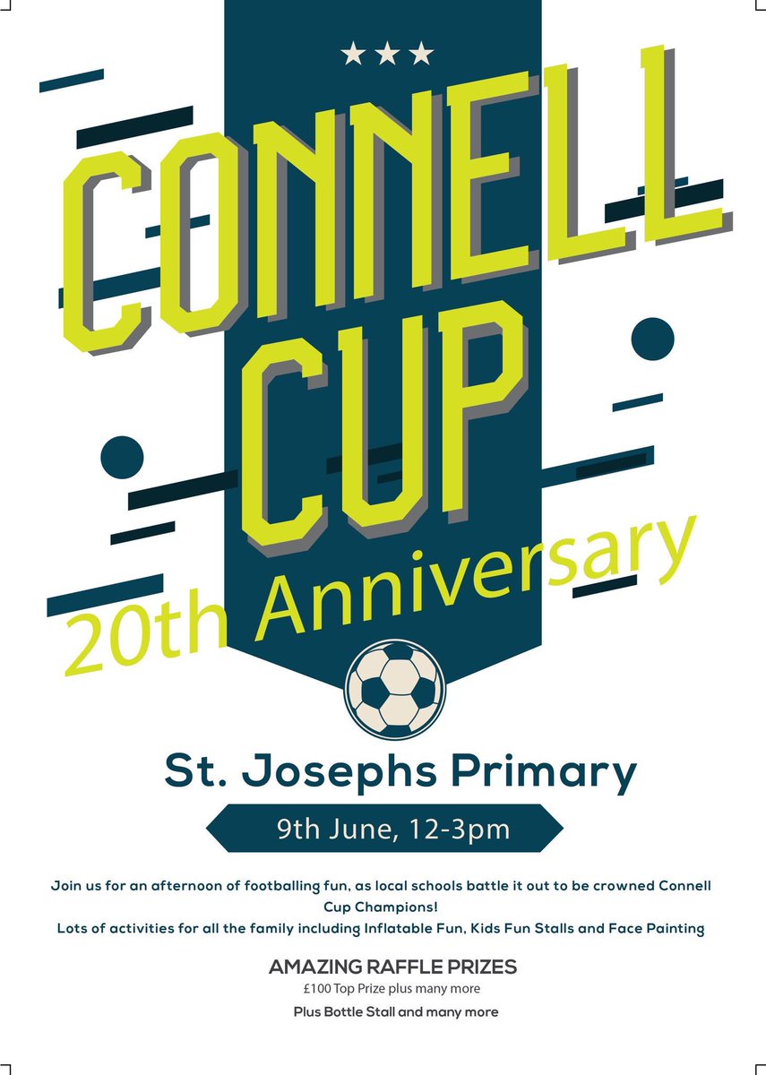 MrsEvansJoe's tweet photo. Please support this years Connell Cup by returning all raffle tickets and volunteering to help on a stall! https://t.co/b6jvKhSqXk