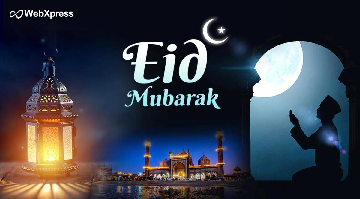 GoWebXpress's tweet image. May Allah bring you joy, happiness, peace and prosperity on this blessed occasion. Wishing you and your family on this happy occasion of Eid! 

Eid Mubarak!

#webxpress #logicloud #transportmanagement #logisticsmanagement
