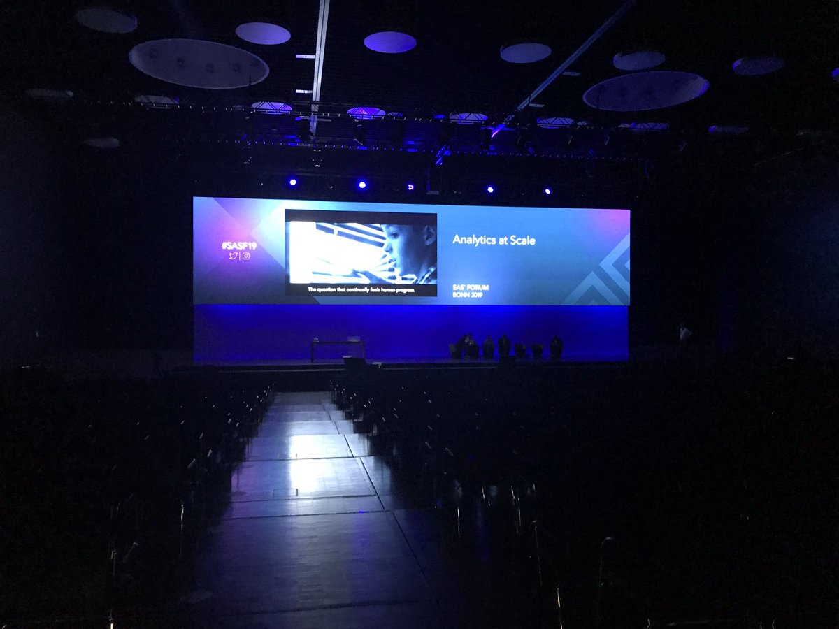 PeterHeidkamp's tweet photo. Excited to be live on stage today at the SAS Forum 2019 in Bonn! #sasf19 https://t.co/D7mVSo3s4W https://t.co/bFR1WnYBr3