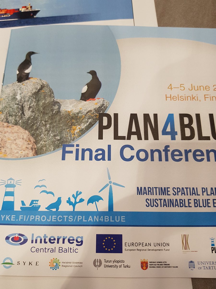 #Plan4Blue conference continues with sessions today.  #BlueGrowth and recommendations for its analysis discussed in our session. @MKK_UTU #GulfofFinland #ArcchipelagoSea #Blueeconomy #BalticSea #MaritimeSpatialPlanning