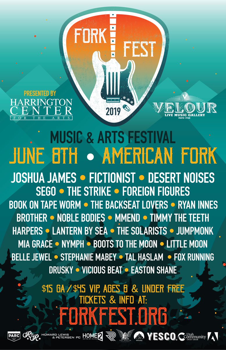 This is Saturday!  Come to the Fork Fest in American Fork, UT!  Message us for a discount code!