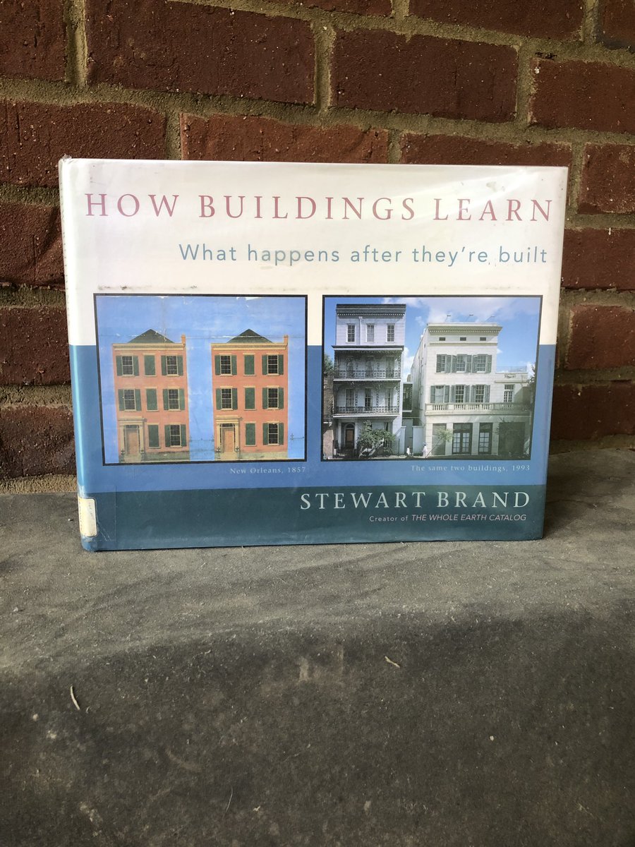 cooperman_t's tweet photo. Are you a #fan or #student of #architecture? Then @StewartBrand #book #HowBuildingsLearn needs to be in your personal #library!
#architect #architecturelovers #books #building #buildings #change #construction #design #engineer #engineering #home #house #houses #structure #time https://t.co/NnkzYtHM1R