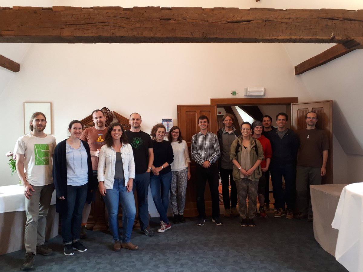 Just a portion of the amazing team that gathered in Antwerp to propel the #SoilTemp-project into the future! Thanks to all inside and outside this picture for believing in this project and helping it grow with enthusiasm and expertise!