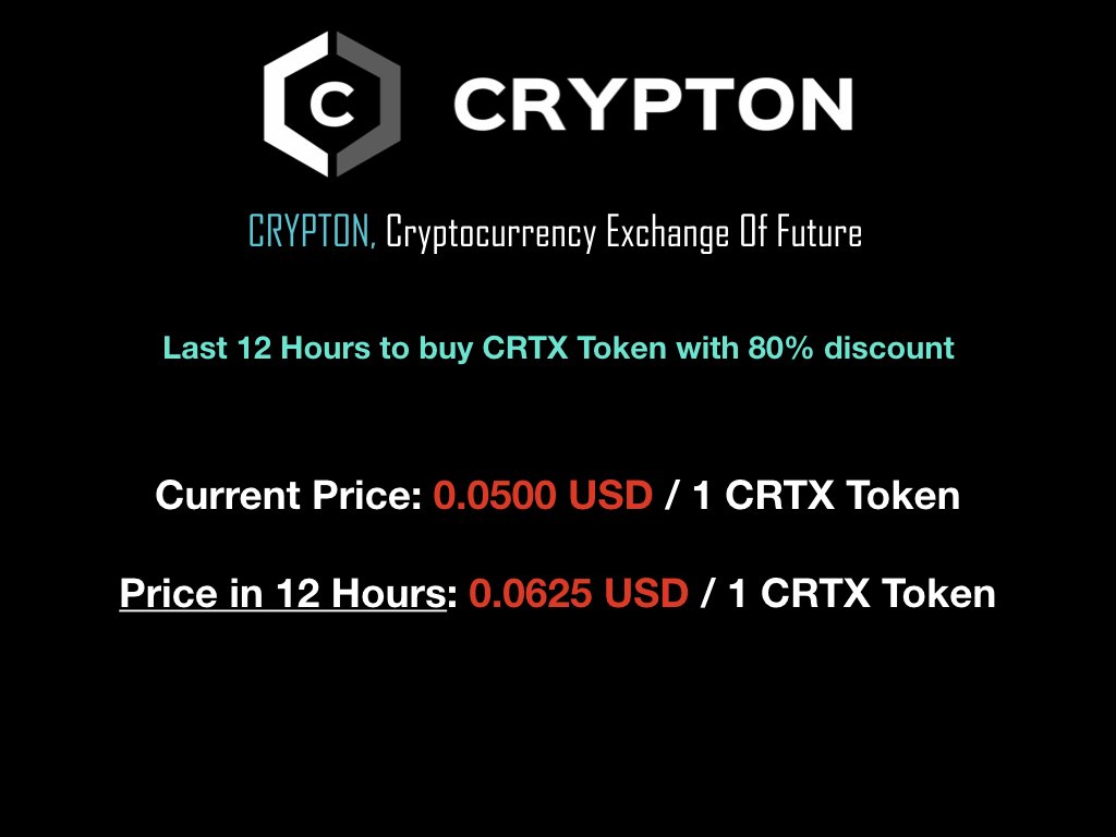 Crypton Exchange tweet media
