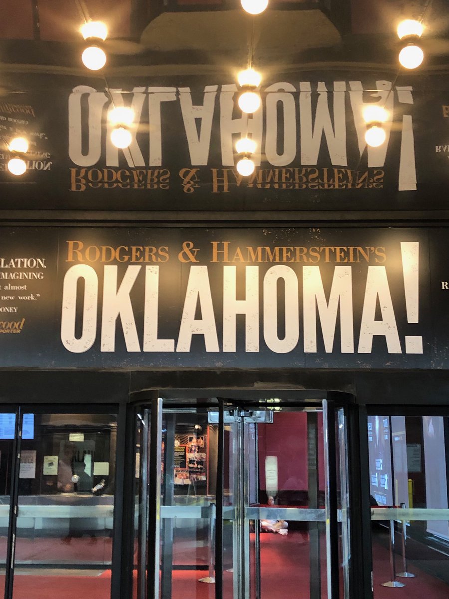 BazBam's tweet photo. Director #DanielFish locates a stunning dark reality behind the “bright golden haze on the meadow” in @OklahomaBway (starring #DamonDaunno & @Rebeccasername )& hurls us into a frontier of passion & lawlessness & delivers a musical masterpiece for the 21st century https://t.co/Hj6jhXuV2W