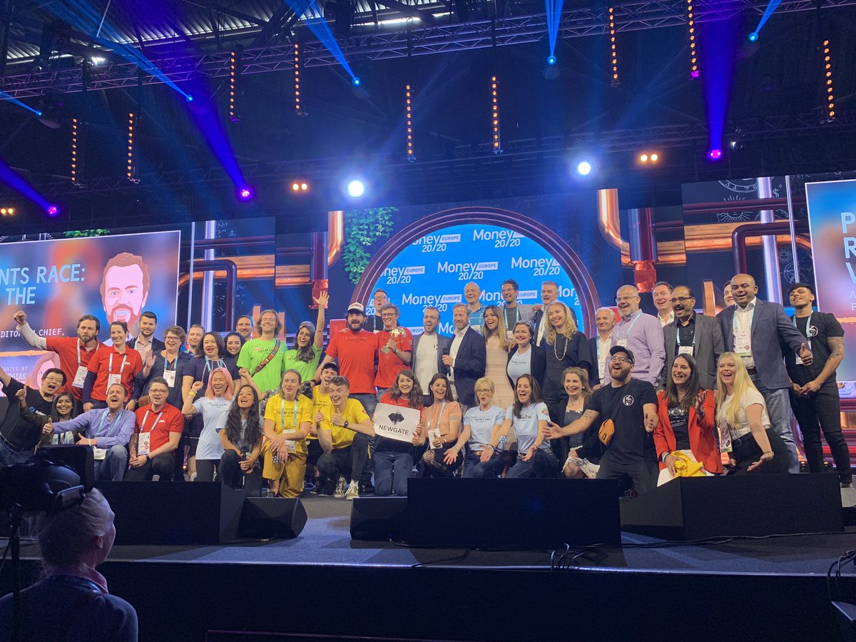 Xpress_Money's tweet photo. The #PaymentsRace was an absolutely fantastic journey for all of us. Our racer @ValKristensen from #TeamCash was brilliant throughout. Congratulations #TeamMobile on the win. Thanks @fintechf for the opportunity. #RTWrace #Money2020EU https://t.co/b91bfBpYqO