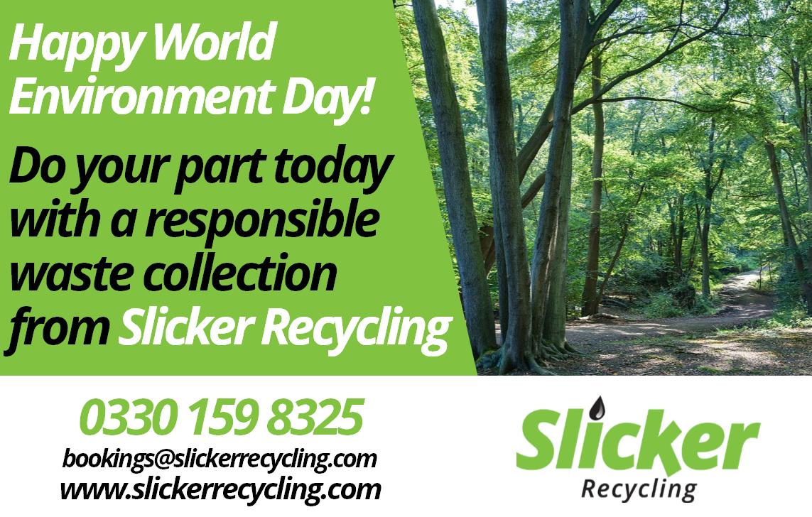 SlickerRecyc's tweet photo. Happy #WorldEnvironmentDay! Do your part today with a responsible waste collection from Slicker Recycling https://t.co/4GdZzl5imZ #waste #recycling #workshopwaste #wasteoil https://t.co/NPzwAk9s9P