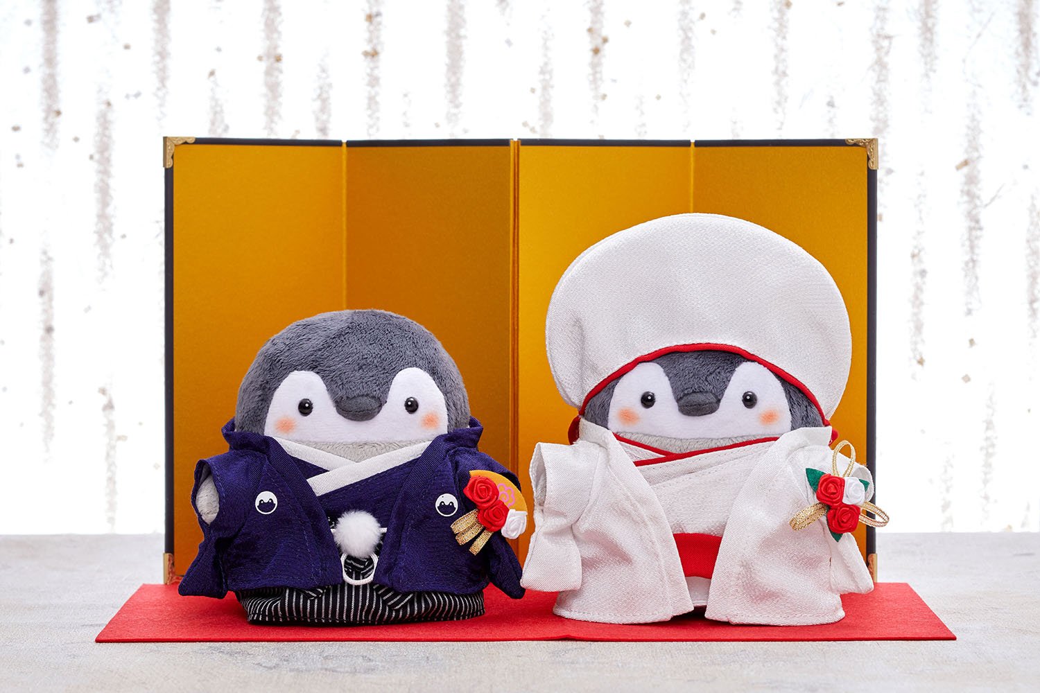 コウペンちゃん 新郎新婦 ぬいぐるみ 洋風 和風 他 ぬいぐるみ