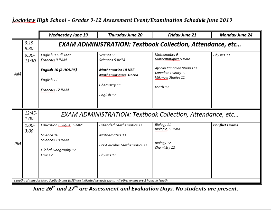 lockviewhigh's tweet photo. Here it is - the exam schedule for June. Organize yourselves well, dragons! https://t.co/FM9WsARQmU