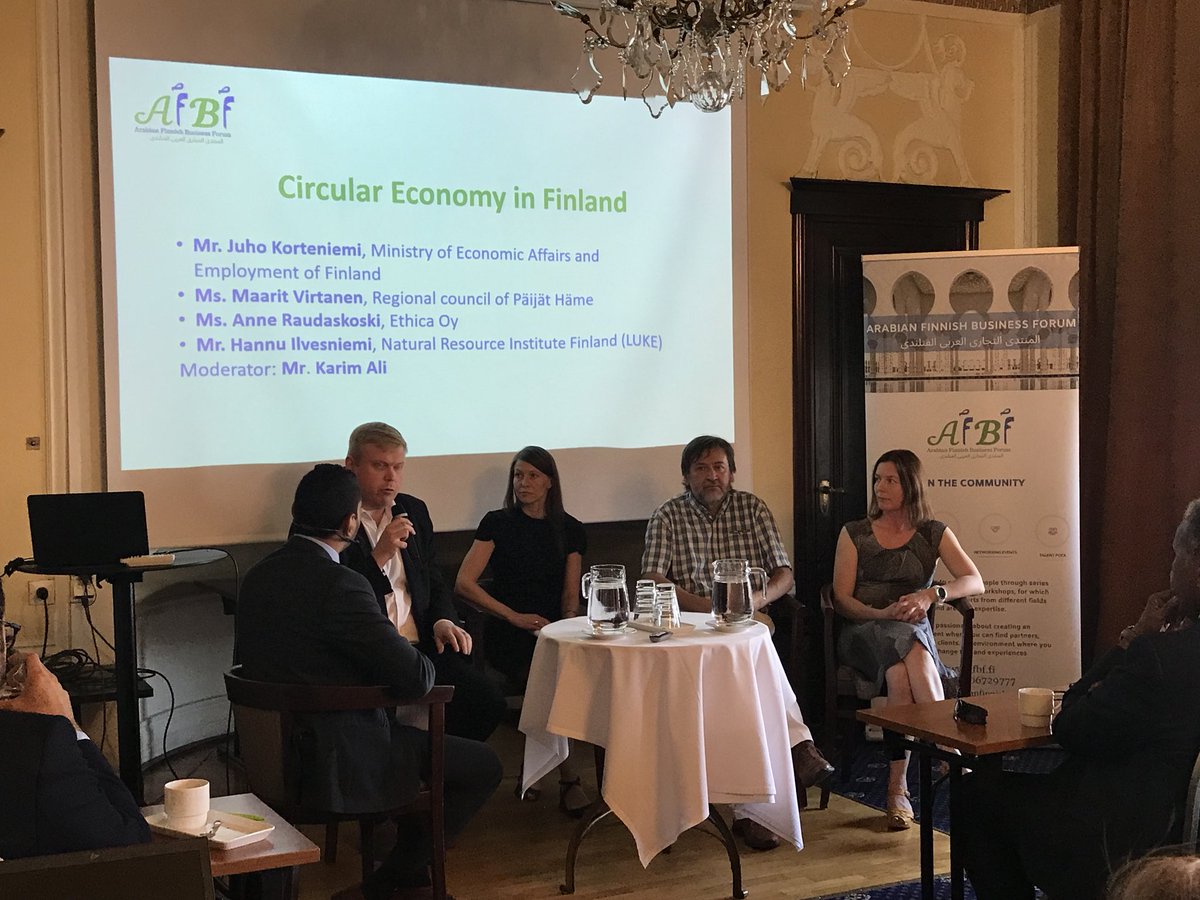 AFBFry's tweet image. Speakers share insights during the panel discussion at Circular Economy in the Middle East &amp;amp; North Africa Seminar