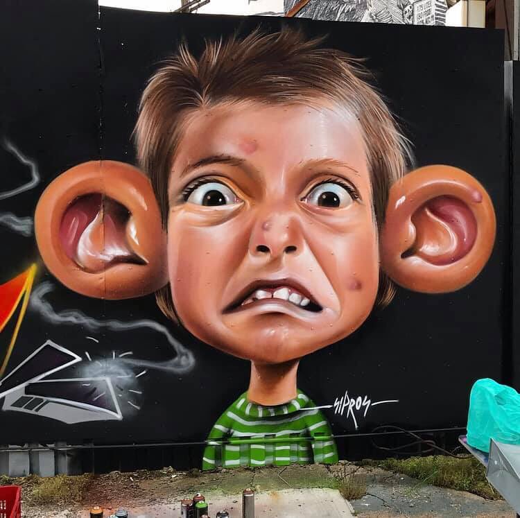 lovestreetart22's tweet photo. It’s wicked and it’s by Sipros aka Wellington Naberezny Sipros in Brooklyn NYC, (Photo by The Bushwick Collective) #Sipros #NewYork #StreetArt #graffitiart https://t.co/5e65qln3IY