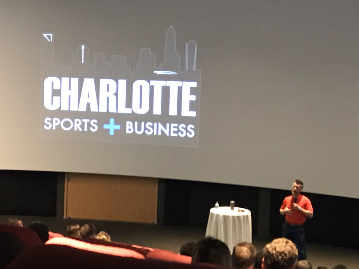 Starting the morning with <a href="/MartySmithESPN/">Marty Smith</a>, hearing his perspective on “being a servant leader”. Thank you for offering this conversation, #CLTSportsBiz with <a href="/BespokeSE/">Bespoke Sports</a>.