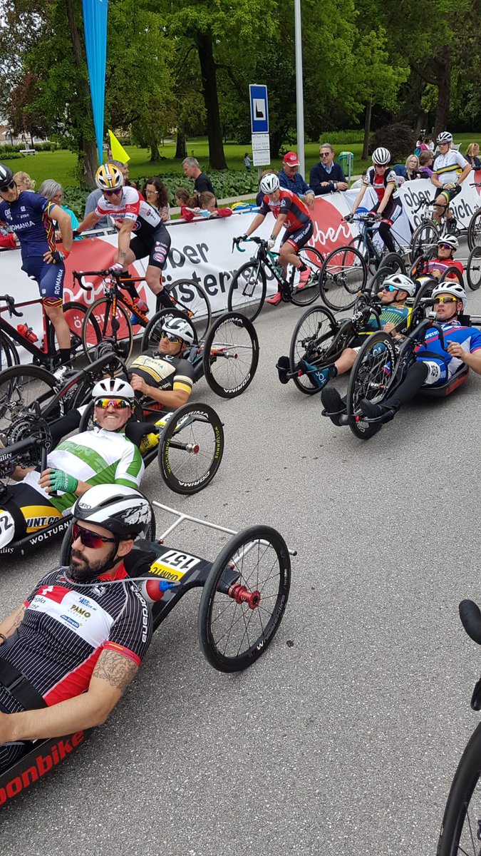 para_dslevin's tweet photo. Challenging weekend’s racing on the Hills of Austria. Very happy coming away with 3 top 10 finishes in such a very talented field of riders.  A bit of recovery now and preparation for more great racing in 2019 season. #UpperAustriaCyclingTour #spin11 #paracycing #cyclingireland https://t.co/805BtWNnrk