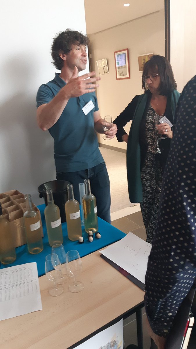 Pedagogie_INP's tweet photo. Découverte du projet #Formula20 de @EcoledePURPAN et @ENSAT_INP. Il est porté par Olivier Geffroy et Christian Chervin qui proposent une analyse sensorielle et une caractérisation des cuvées étudiantes.
#Vinovalie #viticulture https://t.co/w6OWKXUt8w
