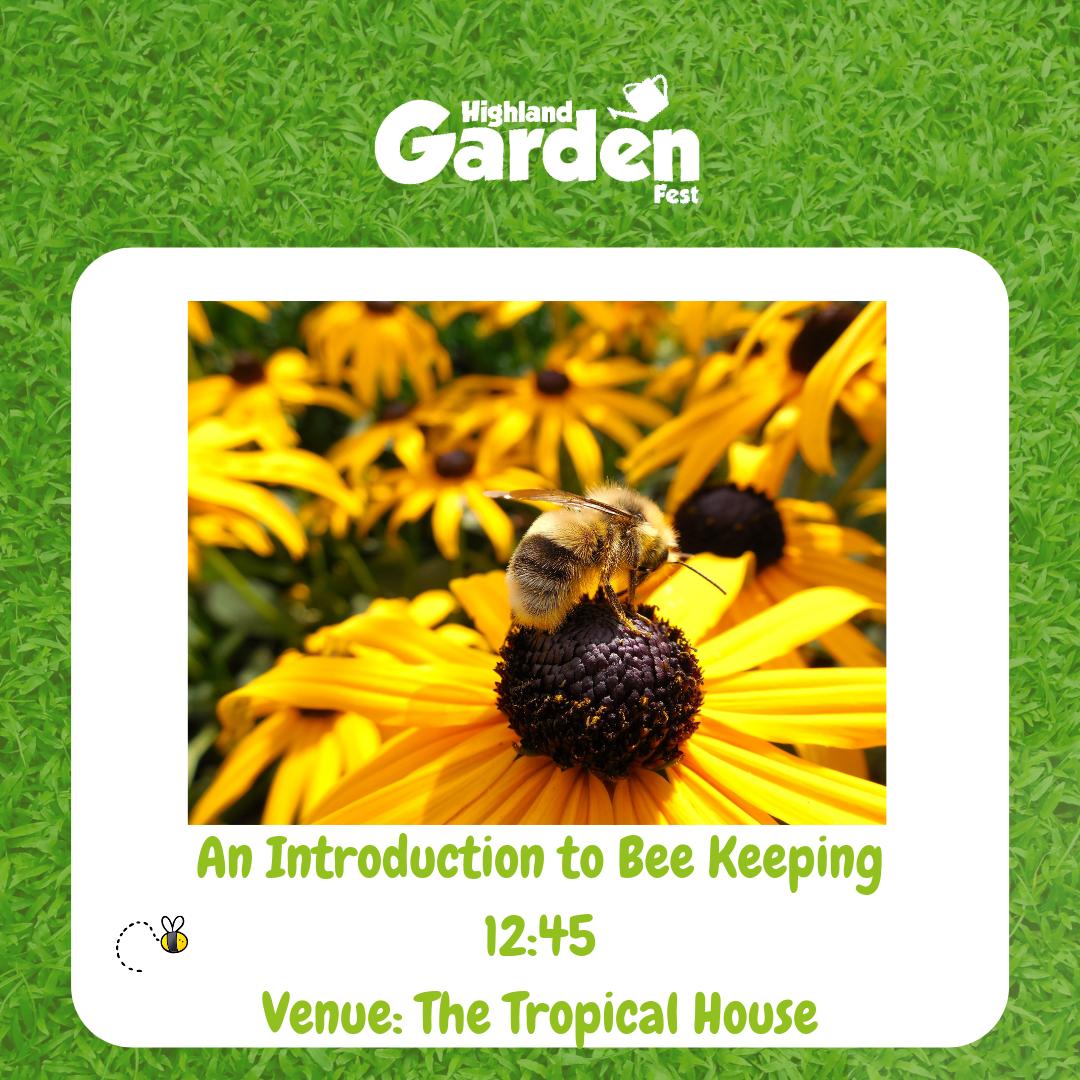 On the day, the Inverness-shire Beekeepers Association will be providing an Introduction to Bee Keeping talk!

Come along to find out more about managing your own hive! 🐝 <a href="/inthebotanics/">@INtheBotanics</a> <a href="/WHInverness/">What's Happening Inverness</a>