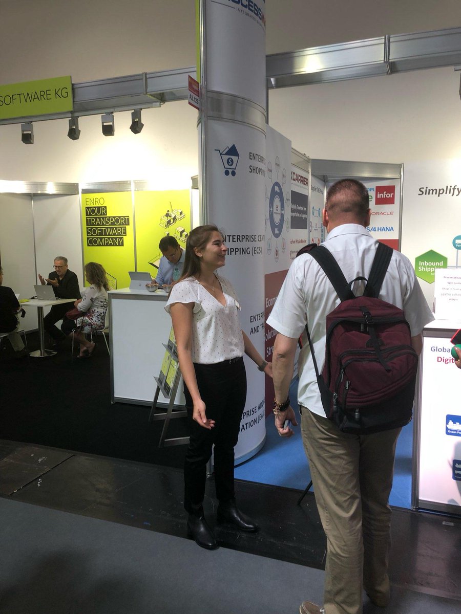 processweaver's tweet photo. Day 1 Recap at #transportlogistic2019. more connection greater conversation &amp; fun at " SPIN to WIN" at Booth 126 Hall A3. Join #processweaver today for live demonstration and talk to our #transportation optimization experts Randy
 #ShippingSoftware #MultiCarrier #München #Germany https://t.co/k5JZA4PeT6