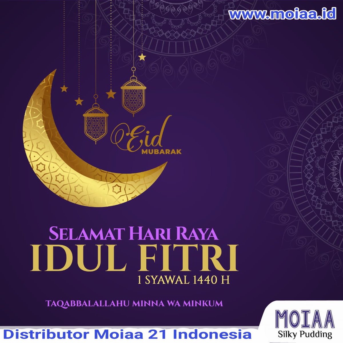 MoiaaIndonesia's tweet photo. #moiaa #silkypuding #silkypudding 08998151148 https://t.co/pZXLZZ2dsp https://t.co/bDIupc4tls
Selamat Hari Raya Idhul Fitri 1440H
Taqabbalallohu Minna wa Minkum shiyaamanaa washiyaamakum taqabbal yaa Kariim
Semoga sukses bisnis https://t.co/kc8DcGSVoq