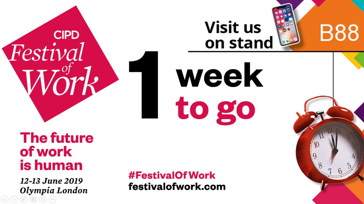 There is now 1 week until Festival of Work!
Come along and hear from our CEO, @SimonGrosseFSP , on Day 1 on the HR Technology Stage or stop by Stand B88 to see our exciting new product Pulse 360 live!

Get your free pass now:
fow-2019-visitor.reg.buzz/?_ga=2.2024497…

#countdown #HRsoftware