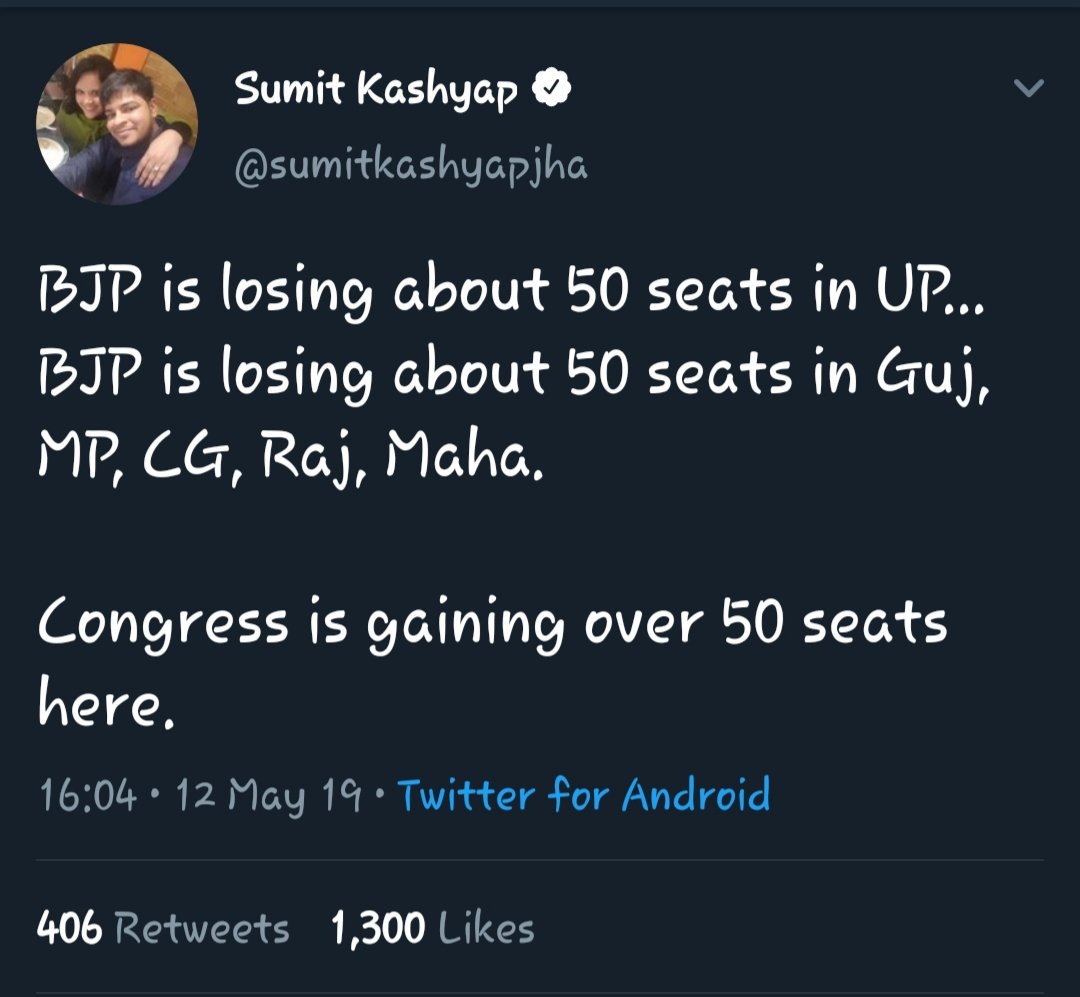 You meant Congress is getting 50 seats overall?? Waah waah kya baat, whatta prediction   @sumitkashyapjha