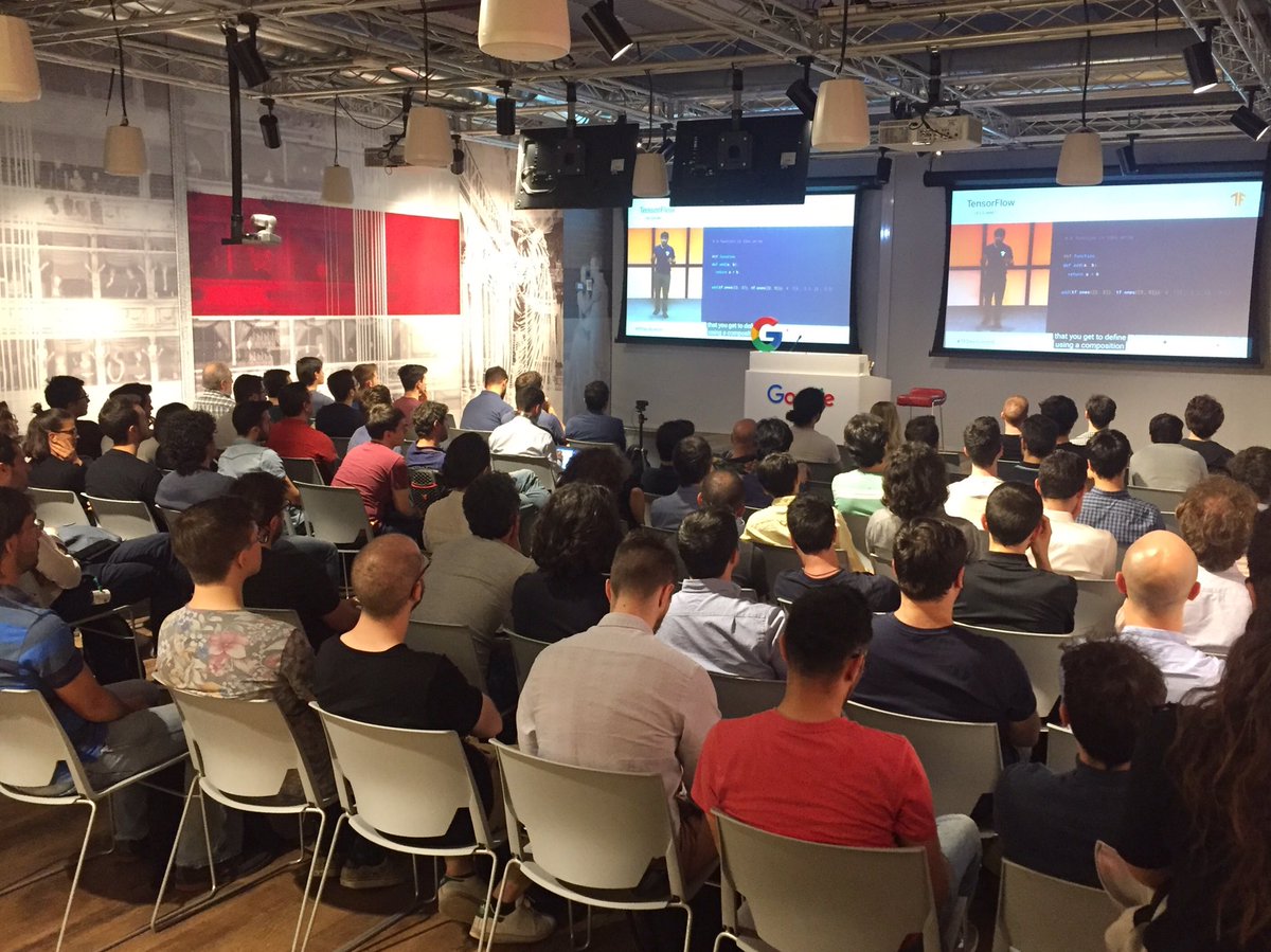 GallenoGiovanna's tweet photo. Yesterday we hosted the community @DataScienceMi at our office. They presented the streaming of #TensorFlowSummit + Deep Diving into GANs
Thank you all who attended! π
#tensorflow #meetup #communitylife https://t.co/eN80nXgQHq