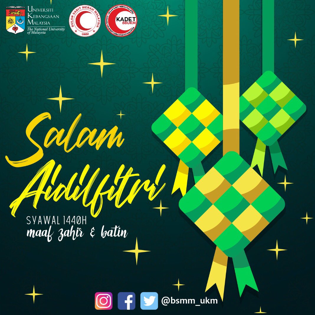 BSMM_UKM's tweet photo. Barisan Jawatankuasa Bulan Sabit Merah Malaysia Cabang Universiti Kebangsaan Malaysia merakamkan ucapan Selamat Hari Raya Aidilfitri kepada semua umat Islam yang meraikannya pada hari yang mulia ini.Jangan lupa, jaga kesihatan dan keselamatan anda sepanjang perayaan. https://t.co/5F8reiXIeI