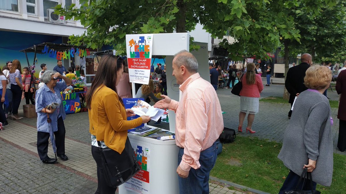 school_inno's tweet photo. ABOUT #INNOSCHOOL AT THE FIRST SCHOOL COOPERATIVES FAIR IN BOSNIA AND HERZEGOVINA
Read more about this here: https://t.co/zzd2Va98nR #social #Entreprenuership #project https://t.co/5cXAfuvjdk