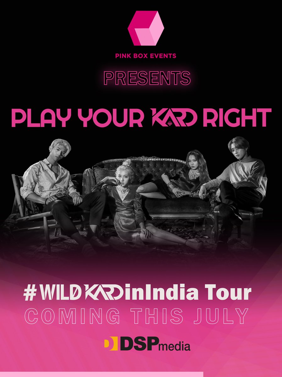 hipinkboxevents's tweet photo. Are you all ready for Summer with @KARD_Official?? Get ready to #PlayYourKARDright Spread the word! #WildKARDinIndia https://t.co/8MSP4FTG9p