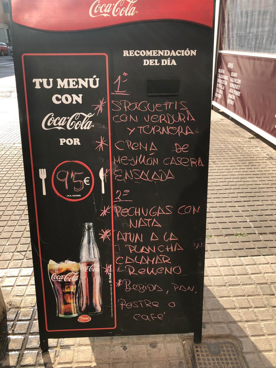 Ven a probar nuestro #Menu de hoy #cocinamediterranea