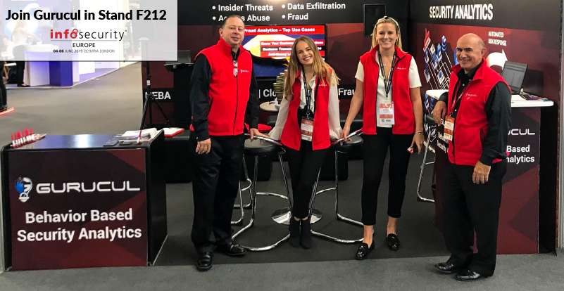 Gurucul's tweet photo. Good morning, London! Itβs Day 2 at #Infoseceu!
Join us at #Gurucul booth F212 and learn how behavior-based #SecurityAnalytics powered by #MachineLearning is game-changing the industry. https://t.co/j4JP40CHhd #infosec19 https://t.co/g9tGOMmadv