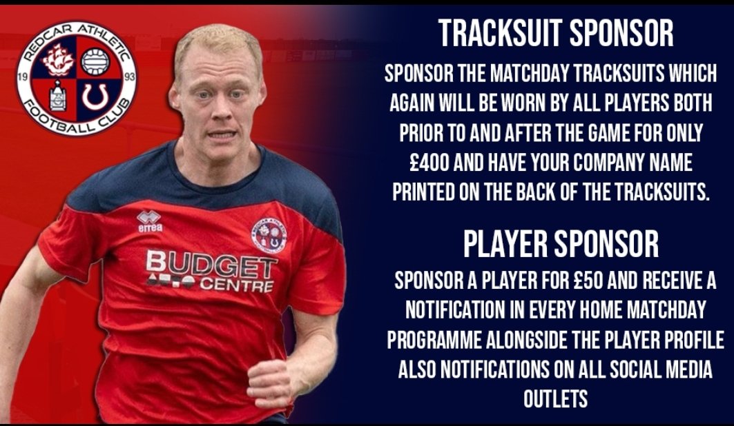 redcarathleticf's tweet photo. Anybody fancy a full colour ad in our new look matchday programme courtesy of @FootiePrint from as little as £50 for the season.
@RCAmbassadors @BusinessInRC @RedcarCleveland @BizNetworkRC @RedcarHour @Redcartown Please Share Thank you https://t.co/X64zhOgEyr